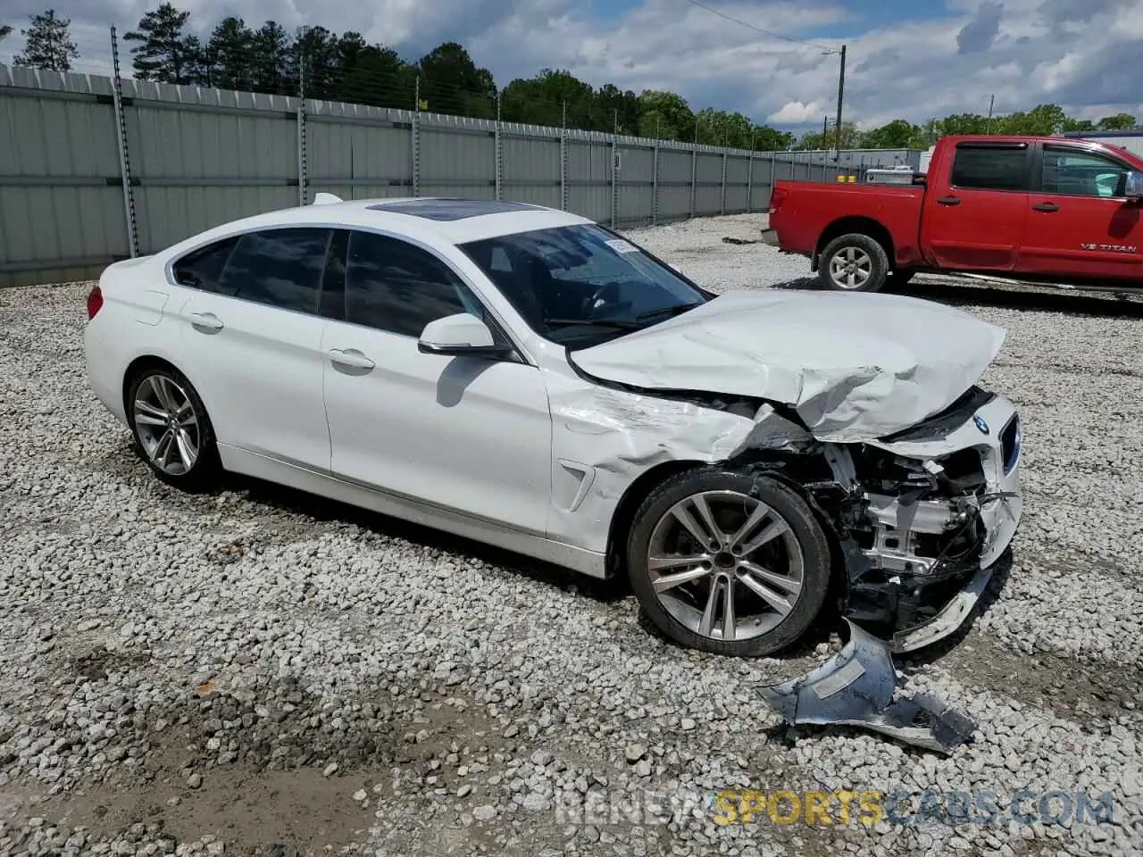 4 Photograph of a damaged car WBA4J1C57KBM15722 BMW 4 SERIES 2021