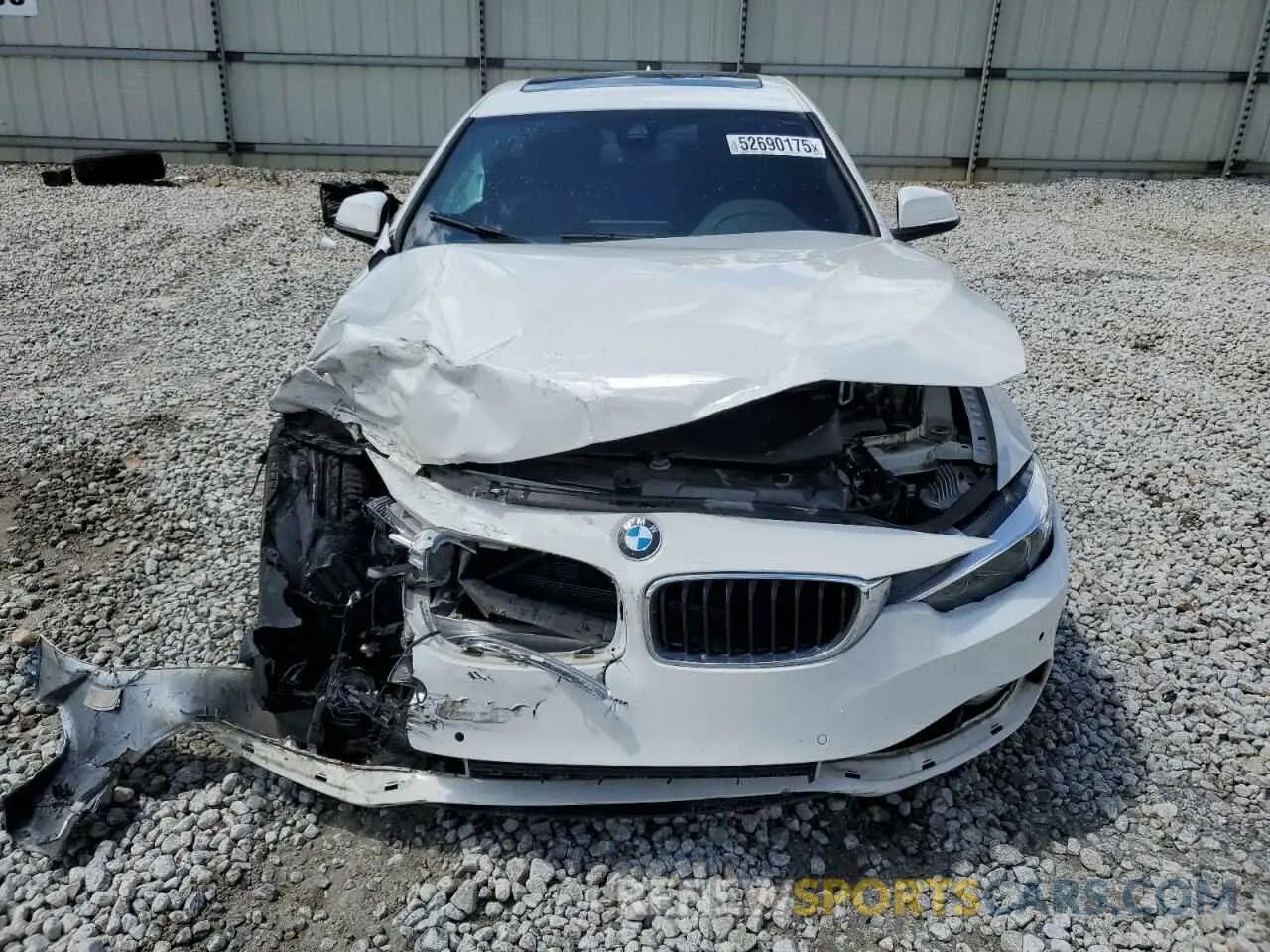 5 Photograph of a damaged car WBA4J1C57KBM15722 BMW 4 SERIES 2021