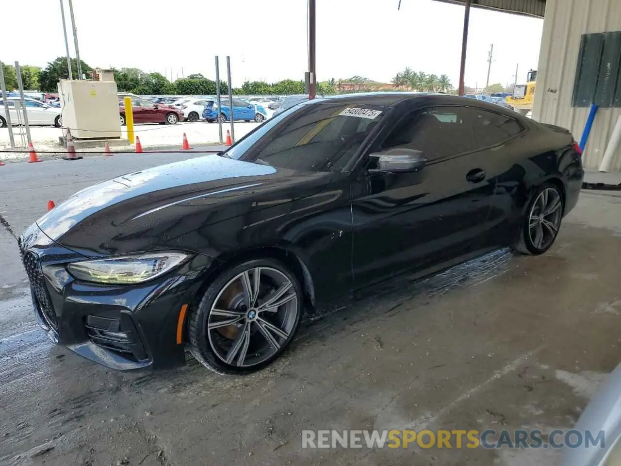 1 Photograph of a damaged car WBA53AP00MCH37163 BMW 4 SERIES 2021