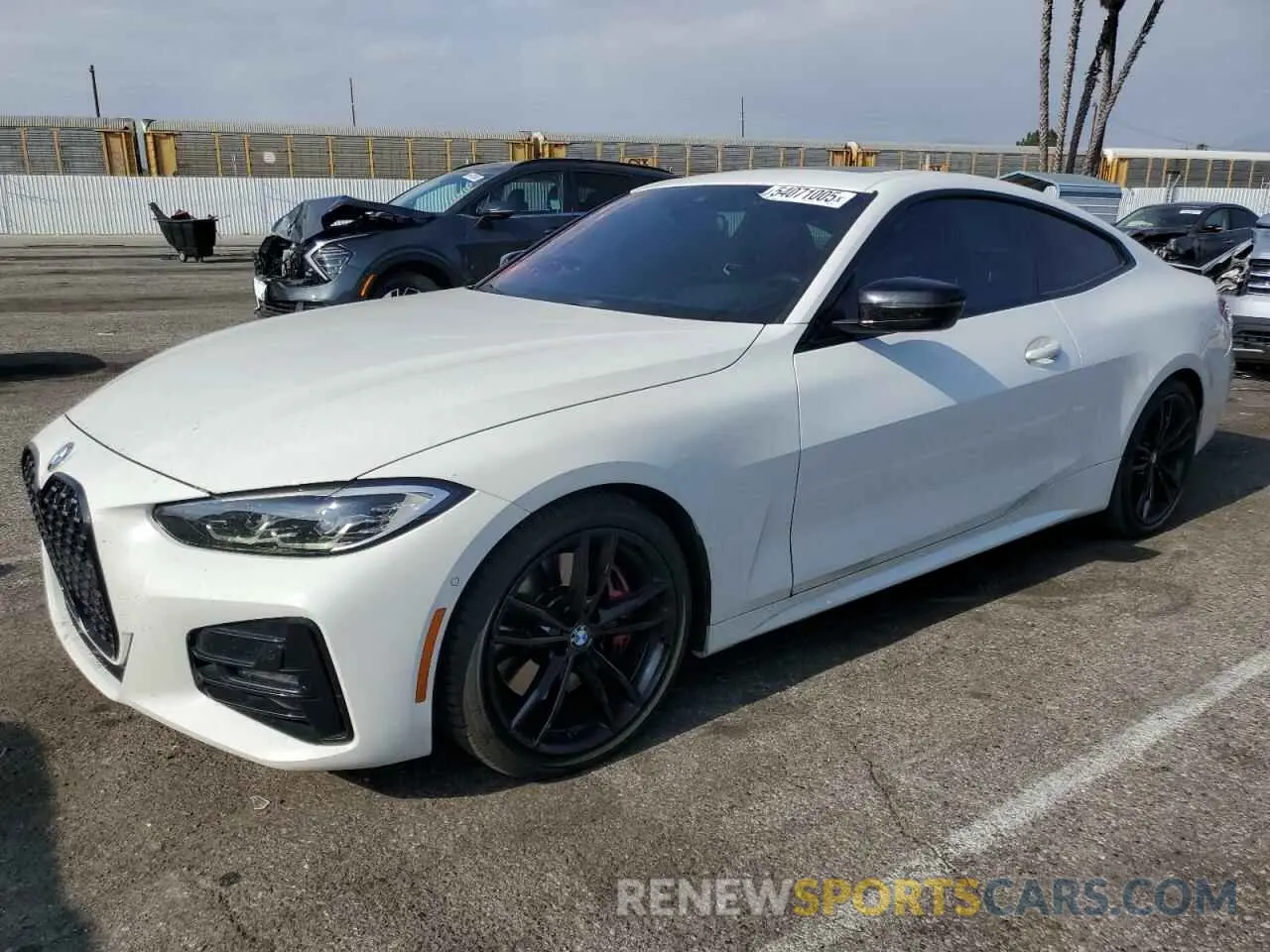 1 Photograph of a damaged car WBA53AP01MCF91307 BMW 4 SERIES 2021