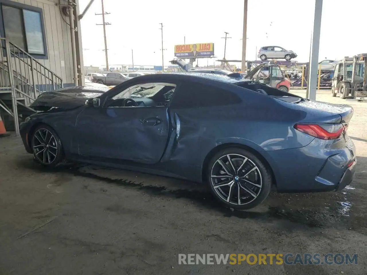 2 Photograph of a damaged car WBA53AP02MCG84367 BMW 4 SERIES 2021