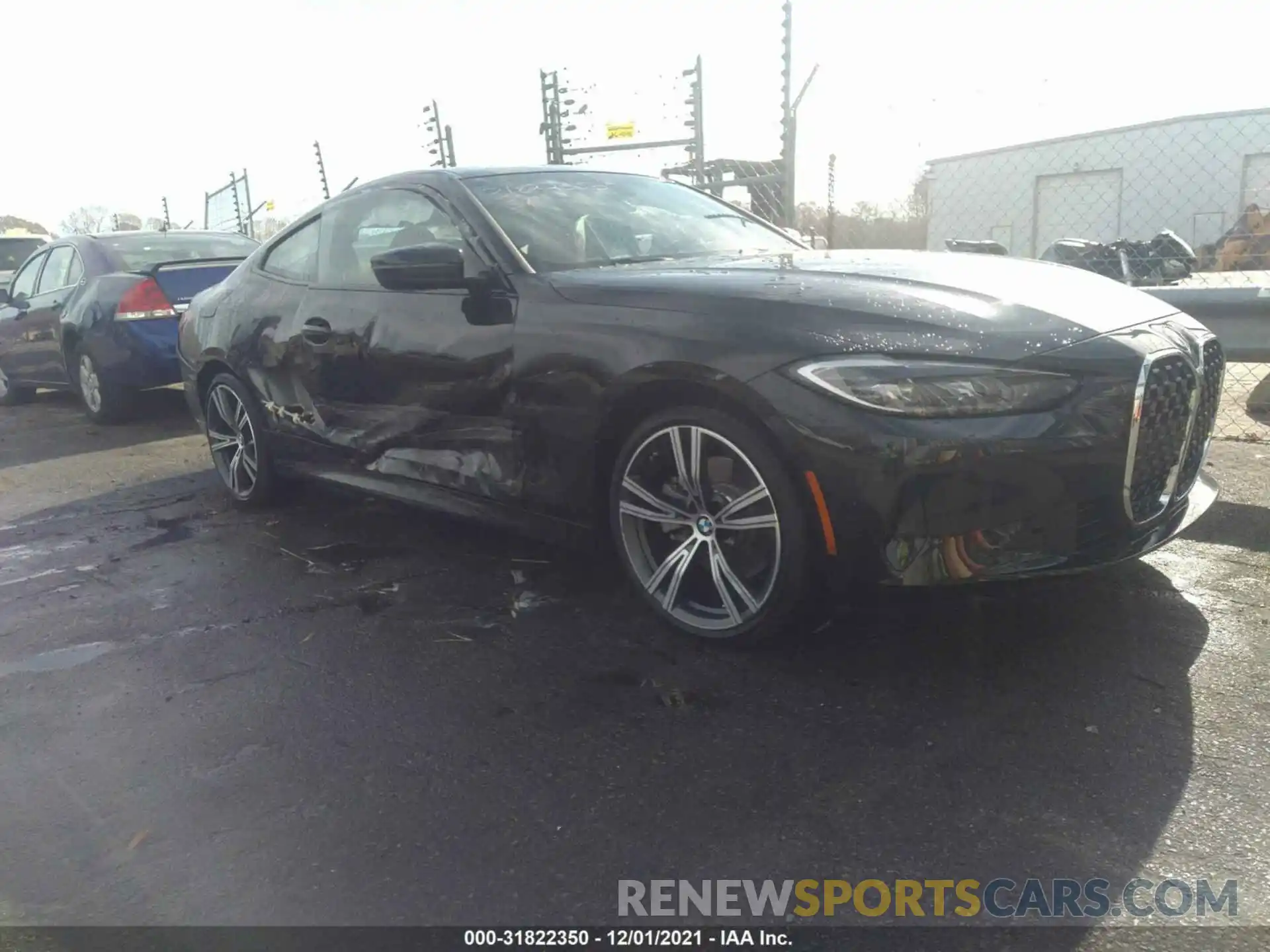 1 Photograph of a damaged car WBA53AP09MCG76945 BMW 4 SERIES 2021