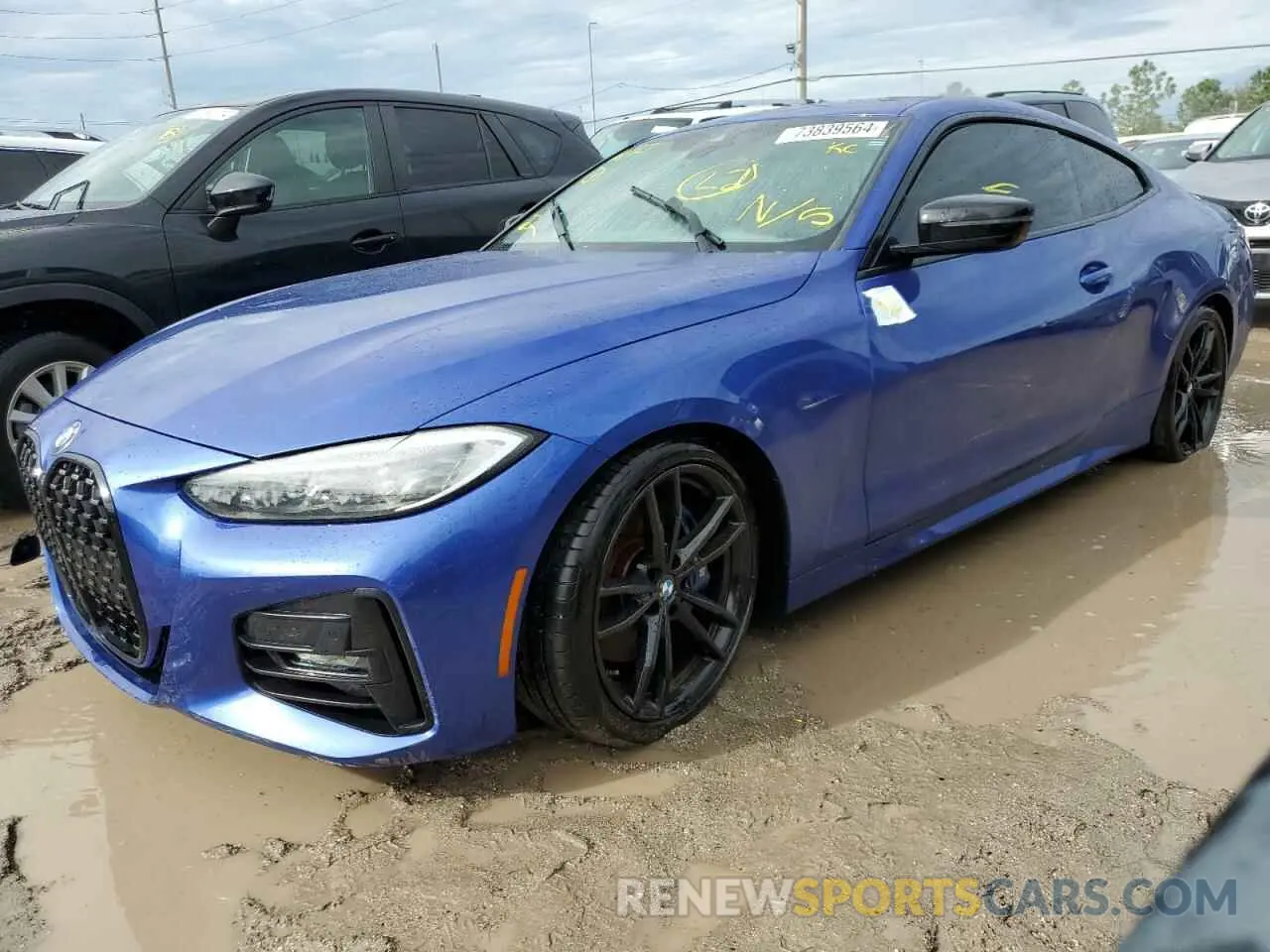 1 Photograph of a damaged car WBA53AP0XMCG52296 BMW 4 SERIES 2021