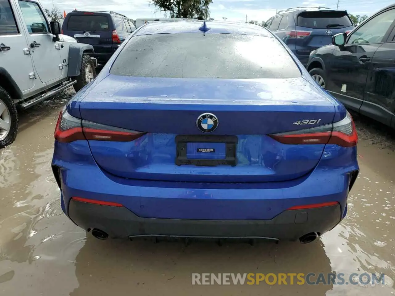 6 Photograph of a damaged car WBA53AP0XMCG52296 BMW 4 SERIES 2021