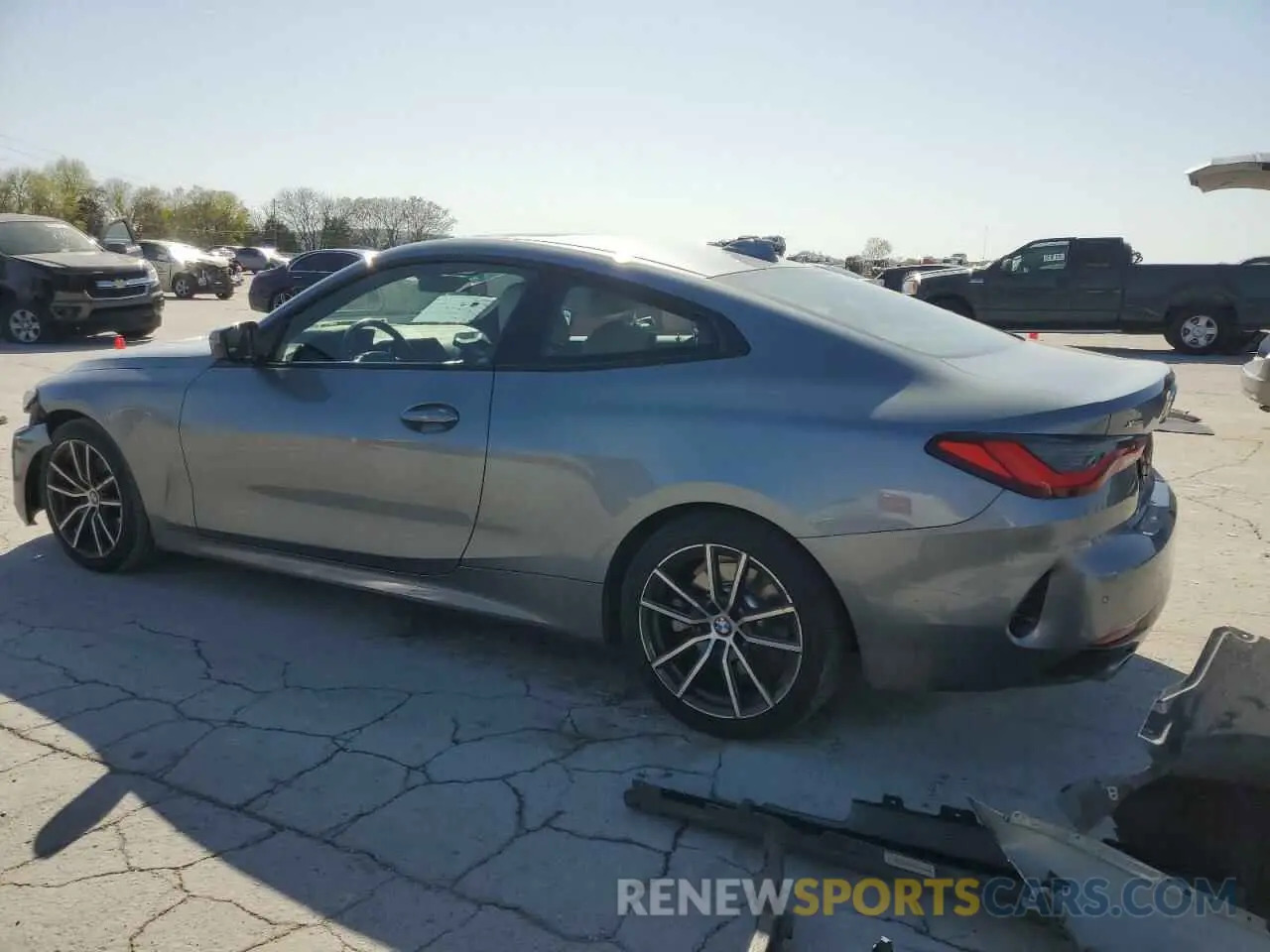 2 Photograph of a damaged car WBA73AP00MCG01365 BMW 4 SERIES 2021
