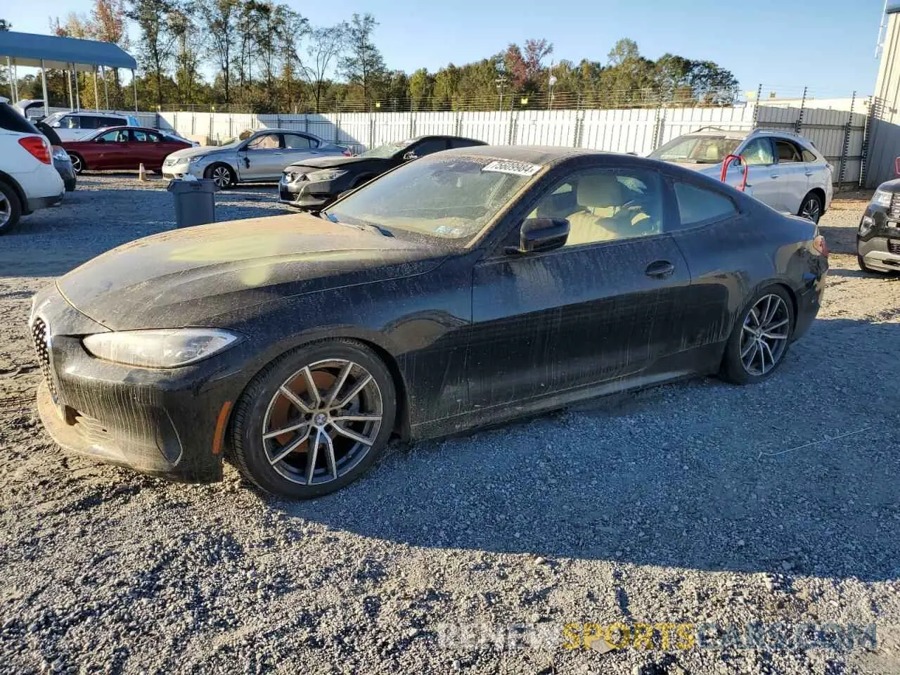 1 Photograph of a damaged car WBA73AP01MCG06722 BMW 4 SERIES 2021