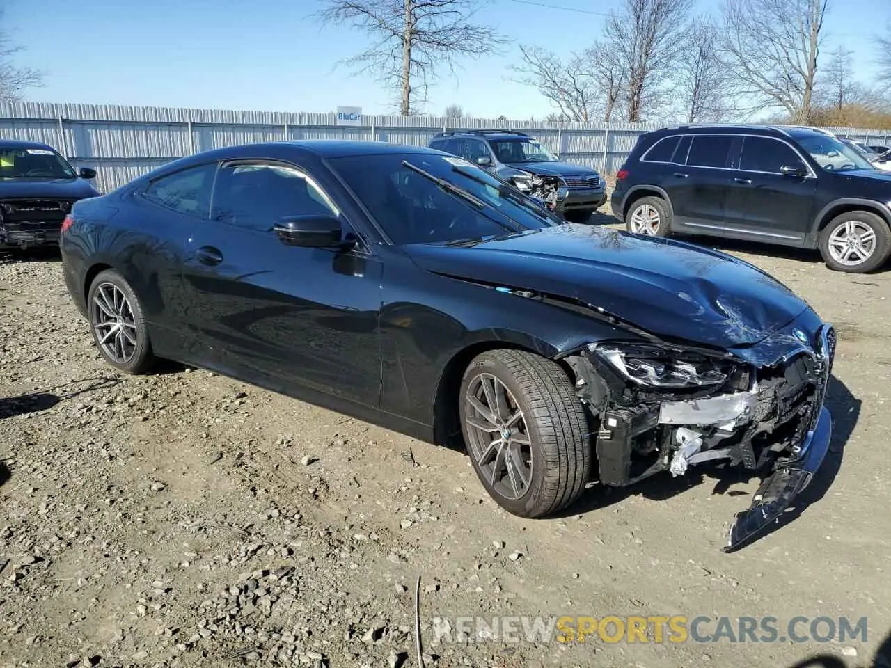 4 Photograph of a damaged car WBA73AP01MCG48601 BMW 4 SERIES 2021