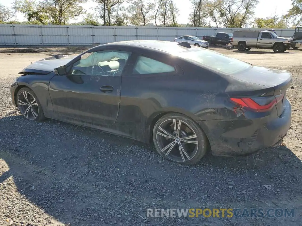 2 Photograph of a damaged car WBA73AP03MCF74596 BMW 4 SERIES 2021