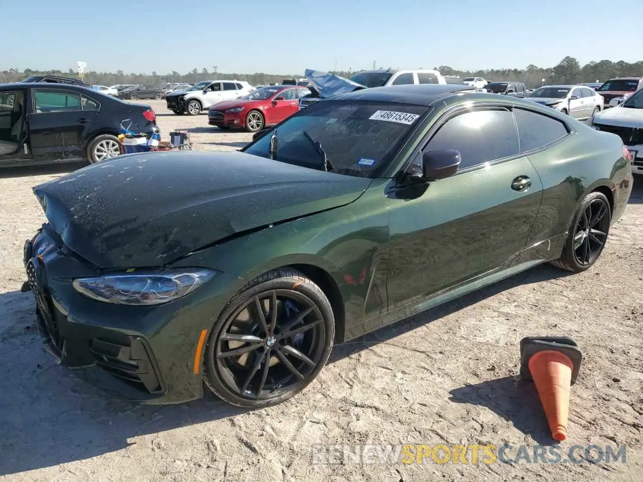 1 Photograph of a damaged car WBA73AP04MCG51086 BMW 4 SERIES 2021
