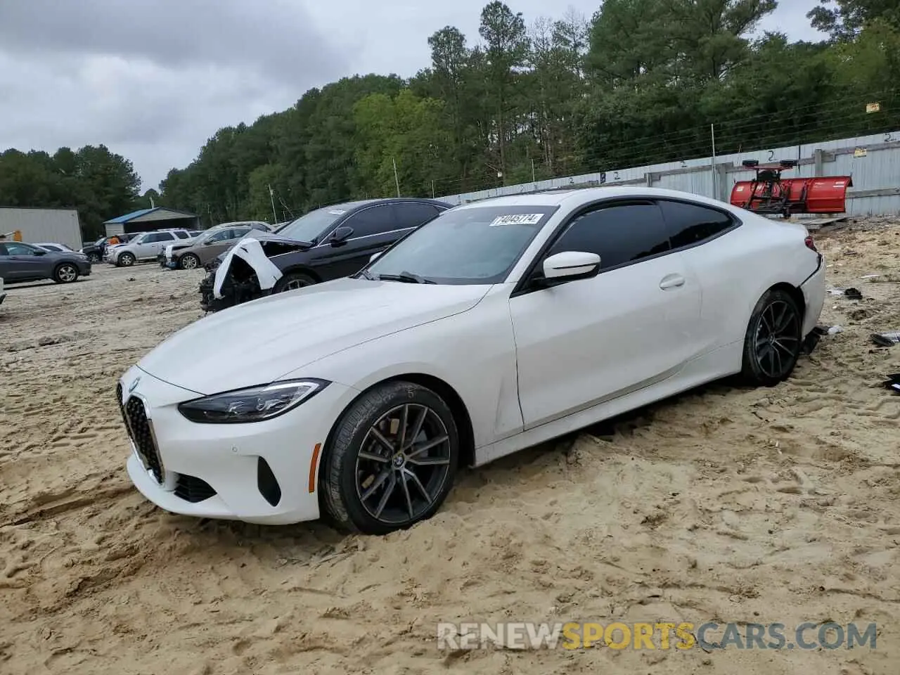 1 Photograph of a damaged car WBA73AP05MCG13026 BMW 4 SERIES 2021