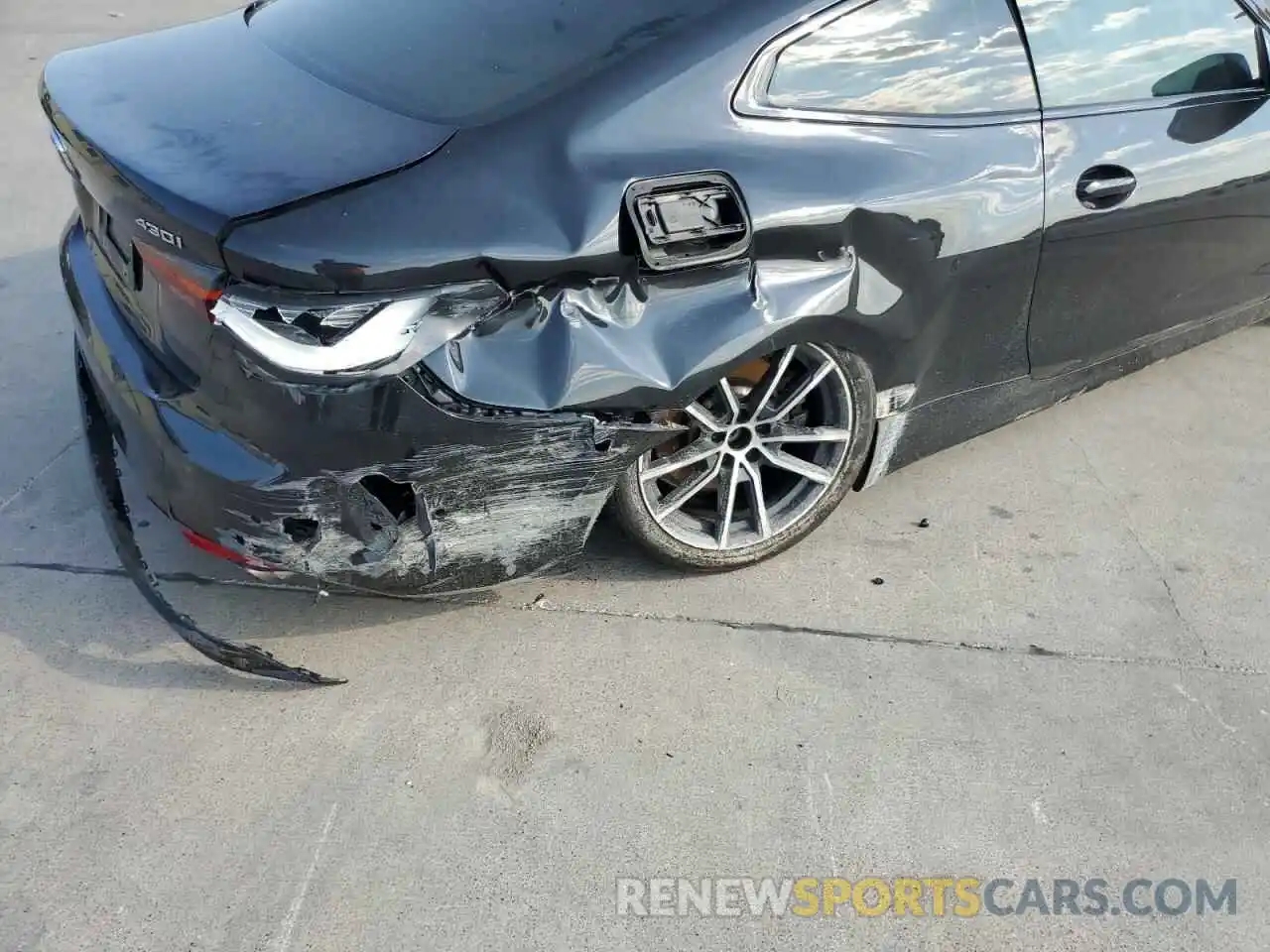 9 Photograph of a damaged car WBA73AP05MCG48617 BMW 4 SERIES 2021