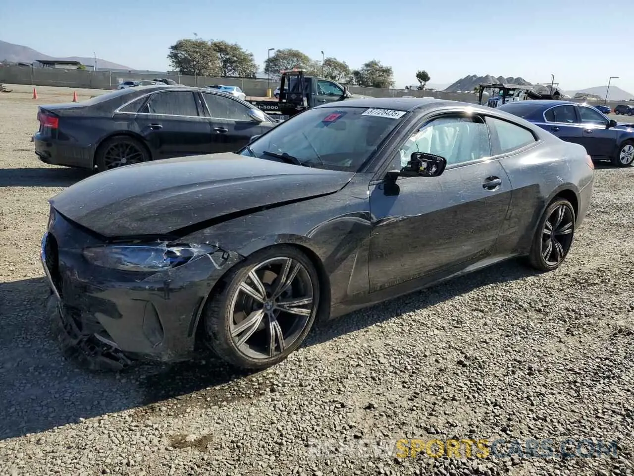 1 Photograph of a damaged car WBA73AP06MCE94743 BMW 4 SERIES 2021
