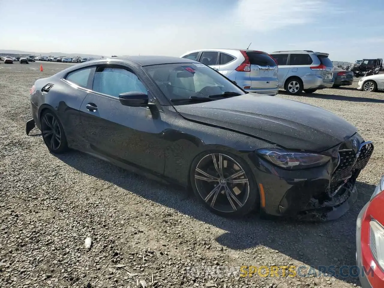 4 Photograph of a damaged car WBA73AP06MCE94743 BMW 4 SERIES 2021