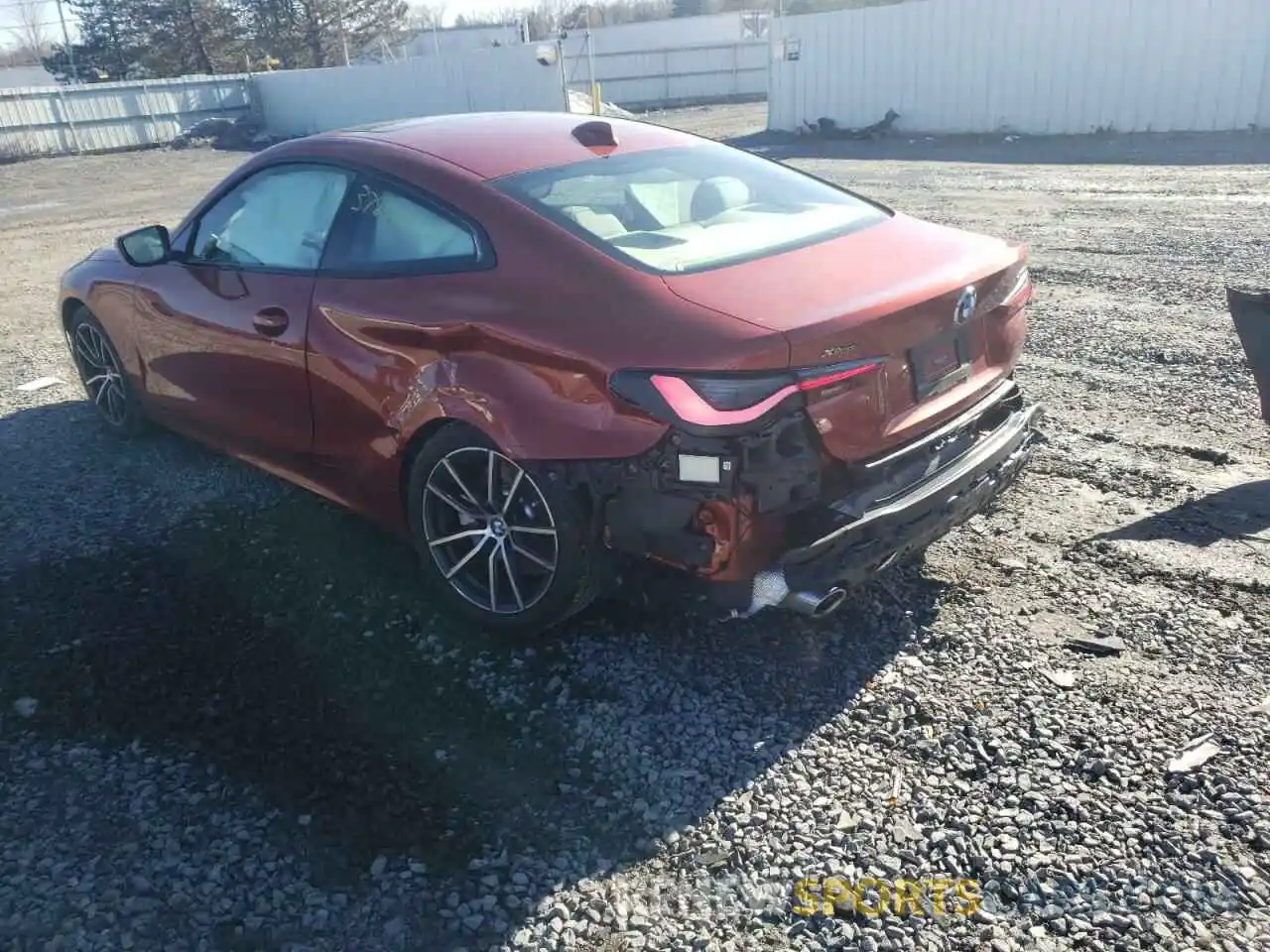 3 Photograph of a damaged car WBA73AP06MCG50974 BMW 4 SERIES 2021