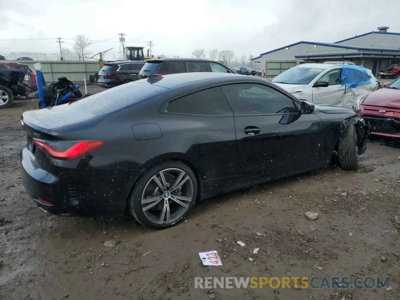 3 Photograph of a damaged car WBA73AP08MCF20694 BMW 4 SERIES 2021
