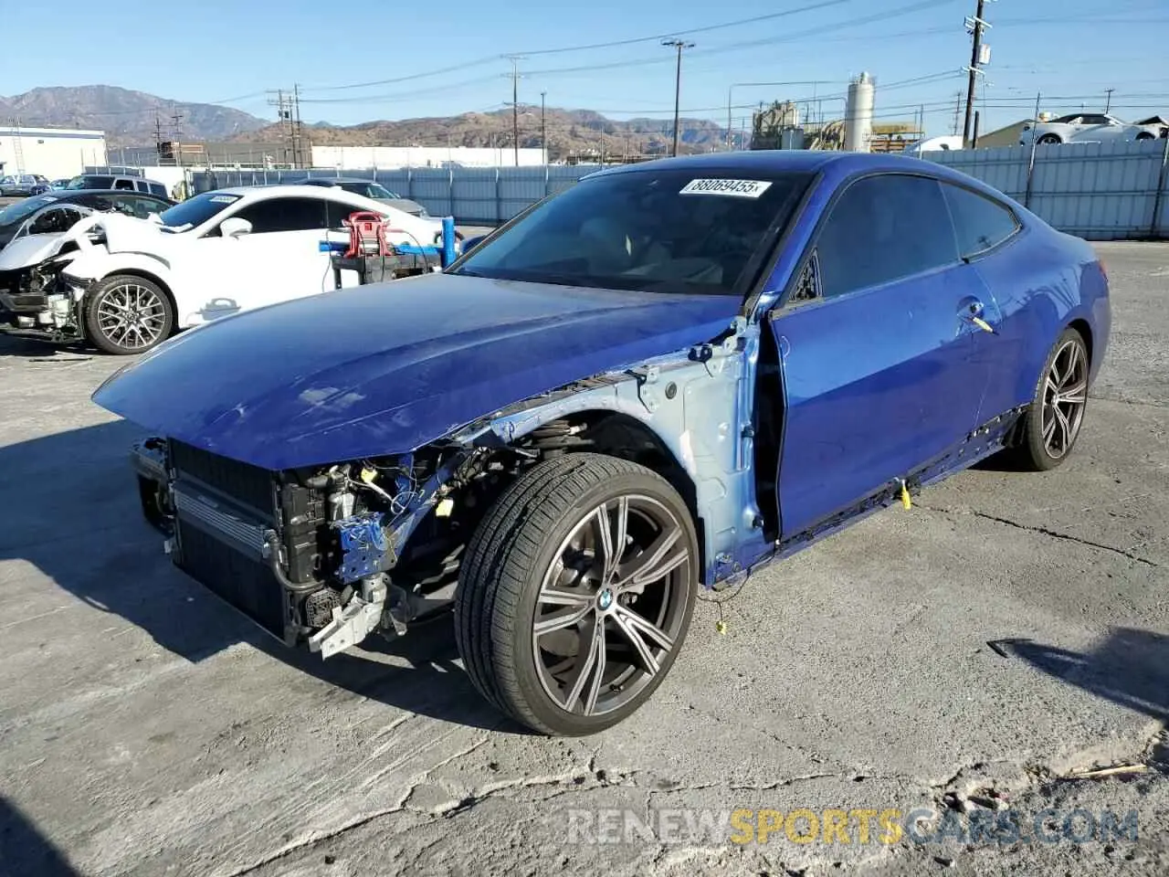 1 Photograph of a damaged car WBA73AP08MCG60373 BMW 4 SERIES 2021