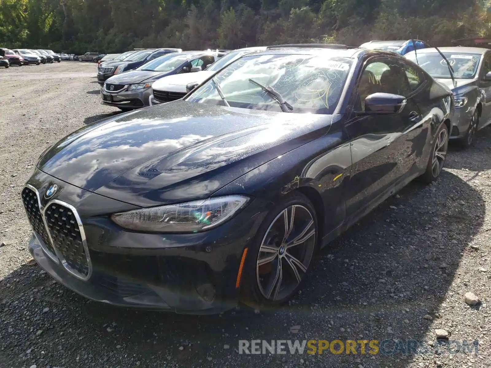 2 Photograph of a damaged car WBA73AP09MCH00735 BMW 4 SERIES 2021