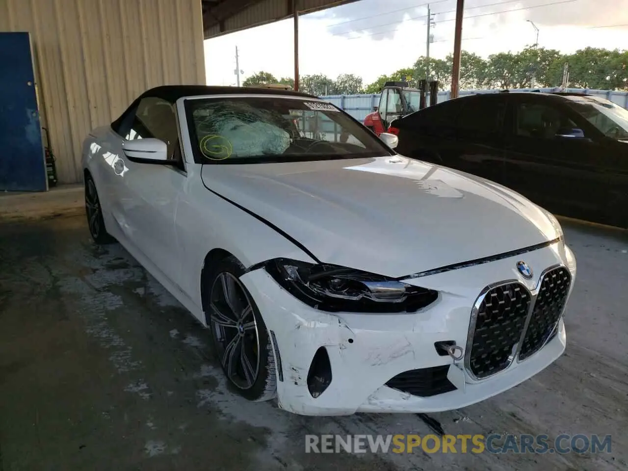 1 Photograph of a damaged car WBA23AT00NCJ14018 BMW 4 SERIES 2022