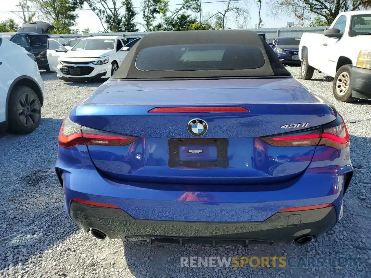 6 Photograph of a damaged car WBA23AT00NCJ23995 BMW 4 SERIES 2022