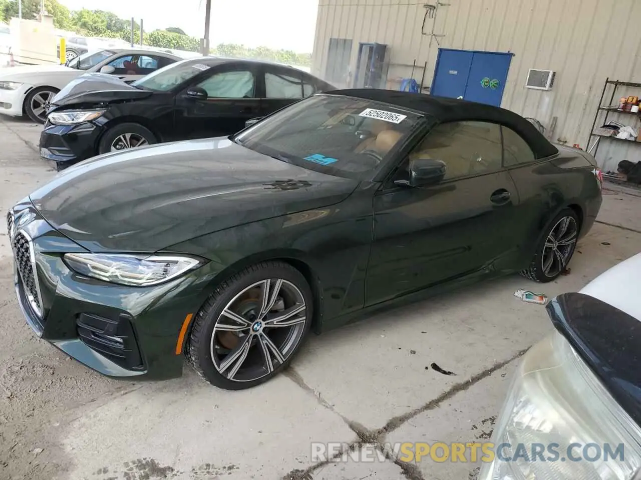 1 Photograph of a damaged car WBA23AT01NCK88289 BMW 4 SERIES 2022