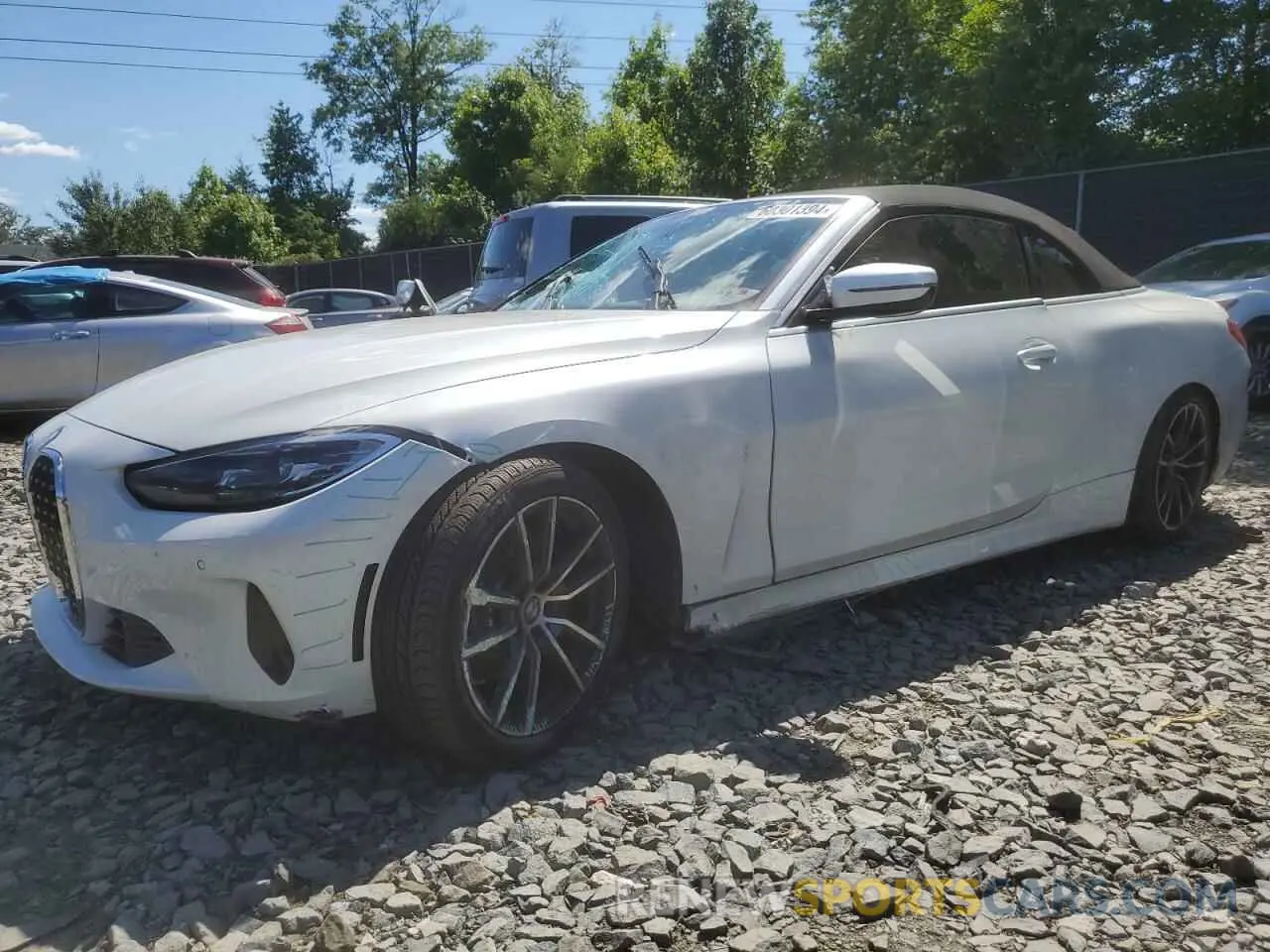 1 Photograph of a damaged car WBA43AT00NCK47001 BMW 4 SERIES 2022