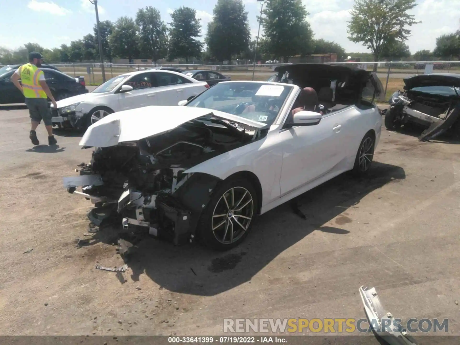 2 Photograph of a damaged car WBA43AT02NCH71267 BMW 4 SERIES 2022