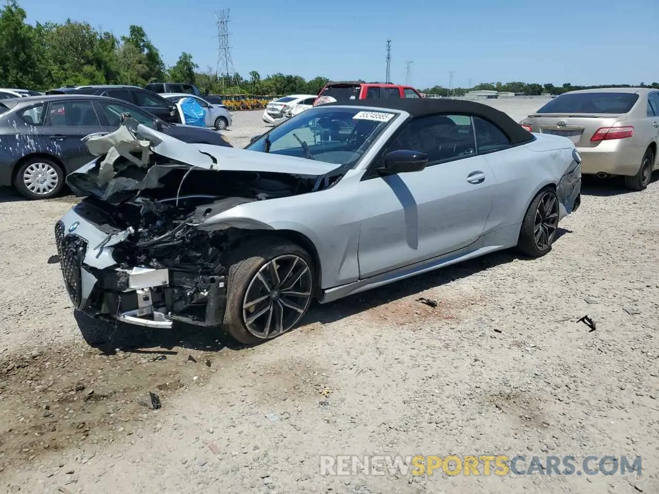 1 Photograph of a damaged car WBA43AT07NCJ20732 BMW 4 SERIES 2022