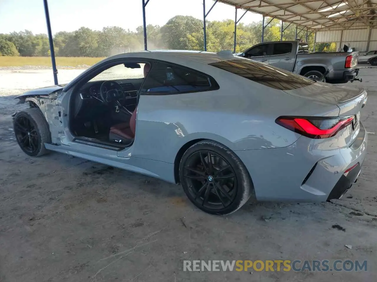 2 Photograph of a damaged car WBA53AP02NCK07114 BMW 4 SERIES 2022