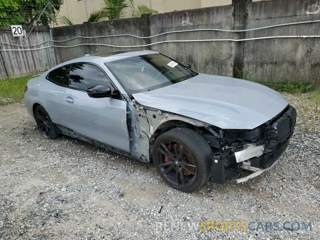 4 Photograph of a damaged car WBA53AP05NCJ51864 BMW 4 SERIES 2022