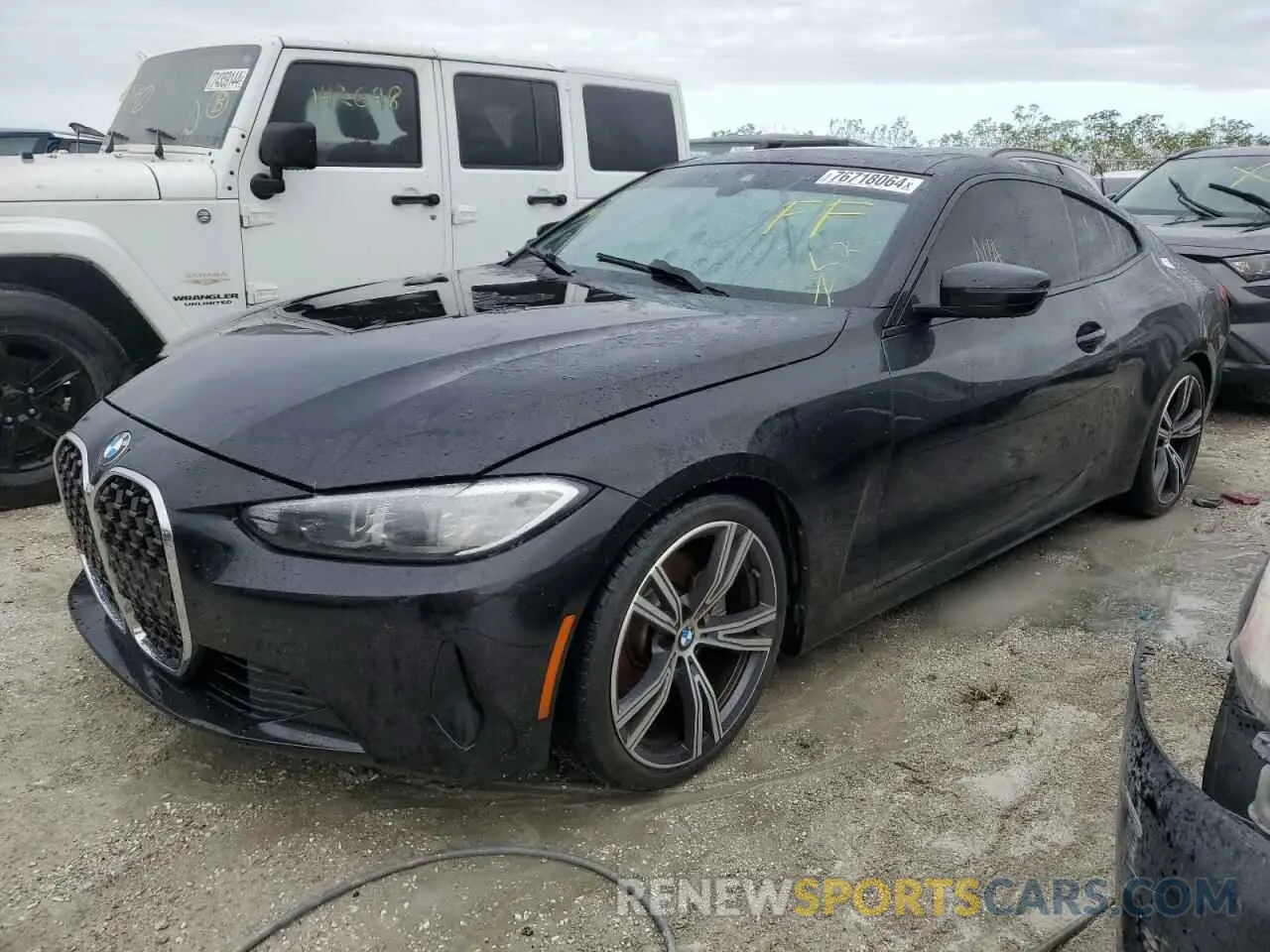 1 Photograph of a damaged car WBA53AP05NCL03173 BMW 4 SERIES 2022