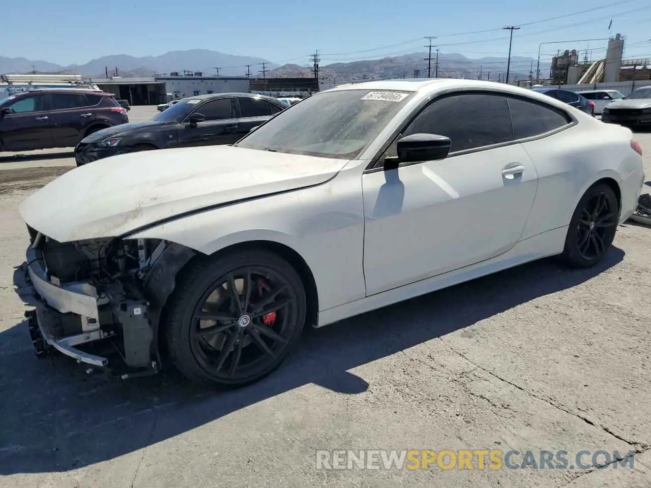 1 Photograph of a damaged car WBA53AP07NCJ31812 BMW 4 SERIES 2022