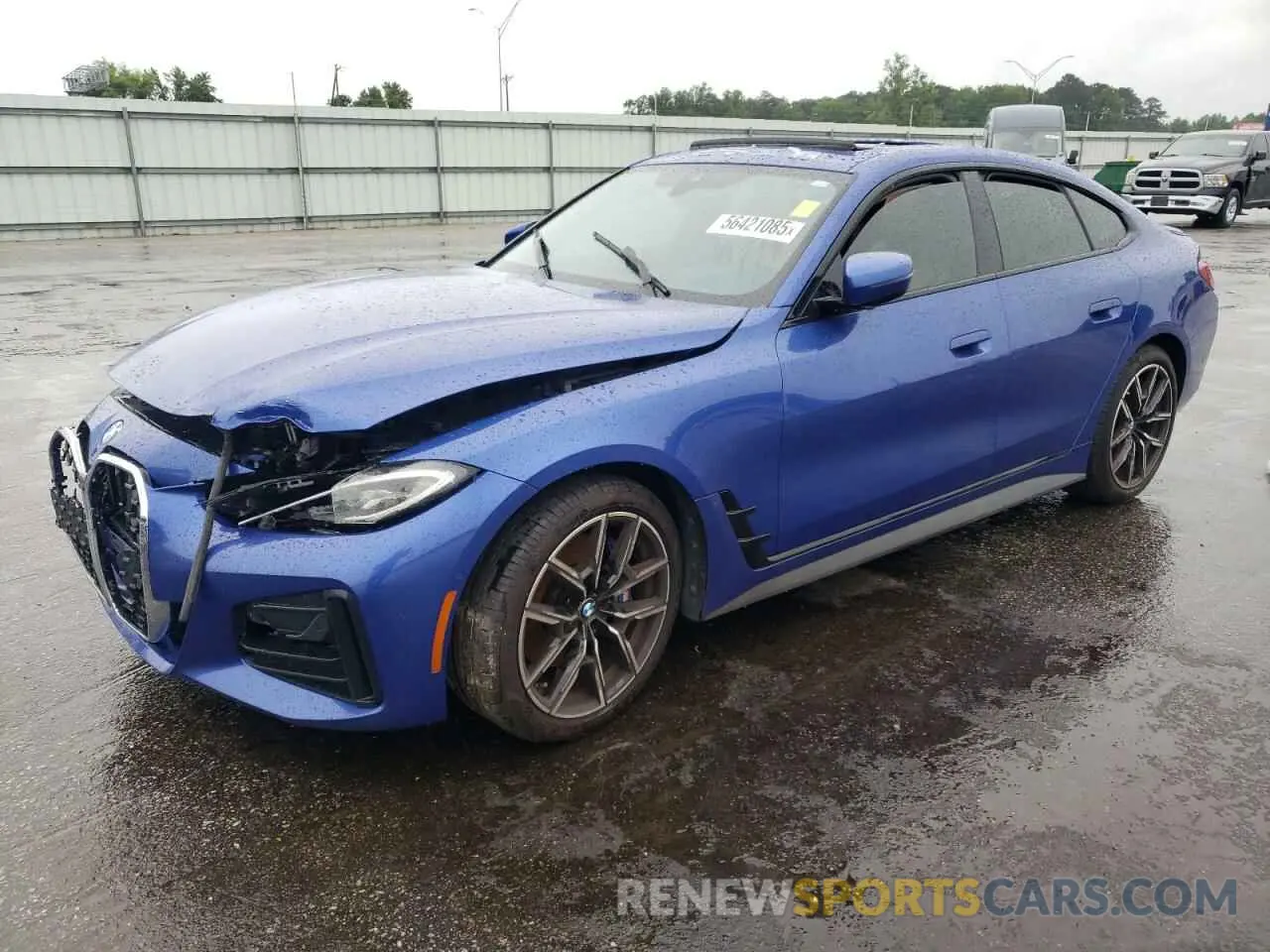 1 Photograph of a damaged car WBA63AV01NFL98112 BMW 4 SERIES 2022
