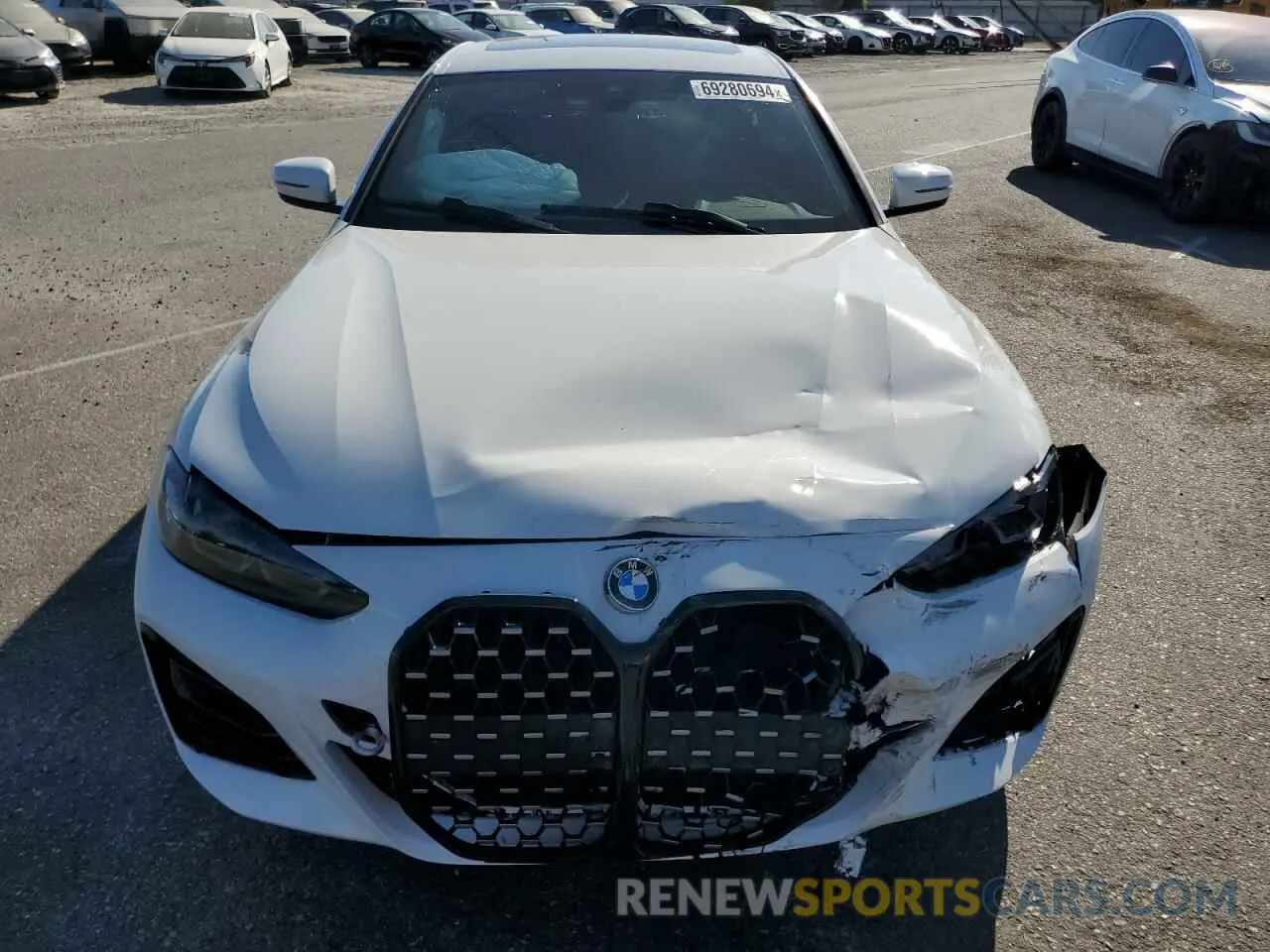 5 Photograph of a damaged car WBA63AV02NFL96708 BMW 4 SERIES 2022