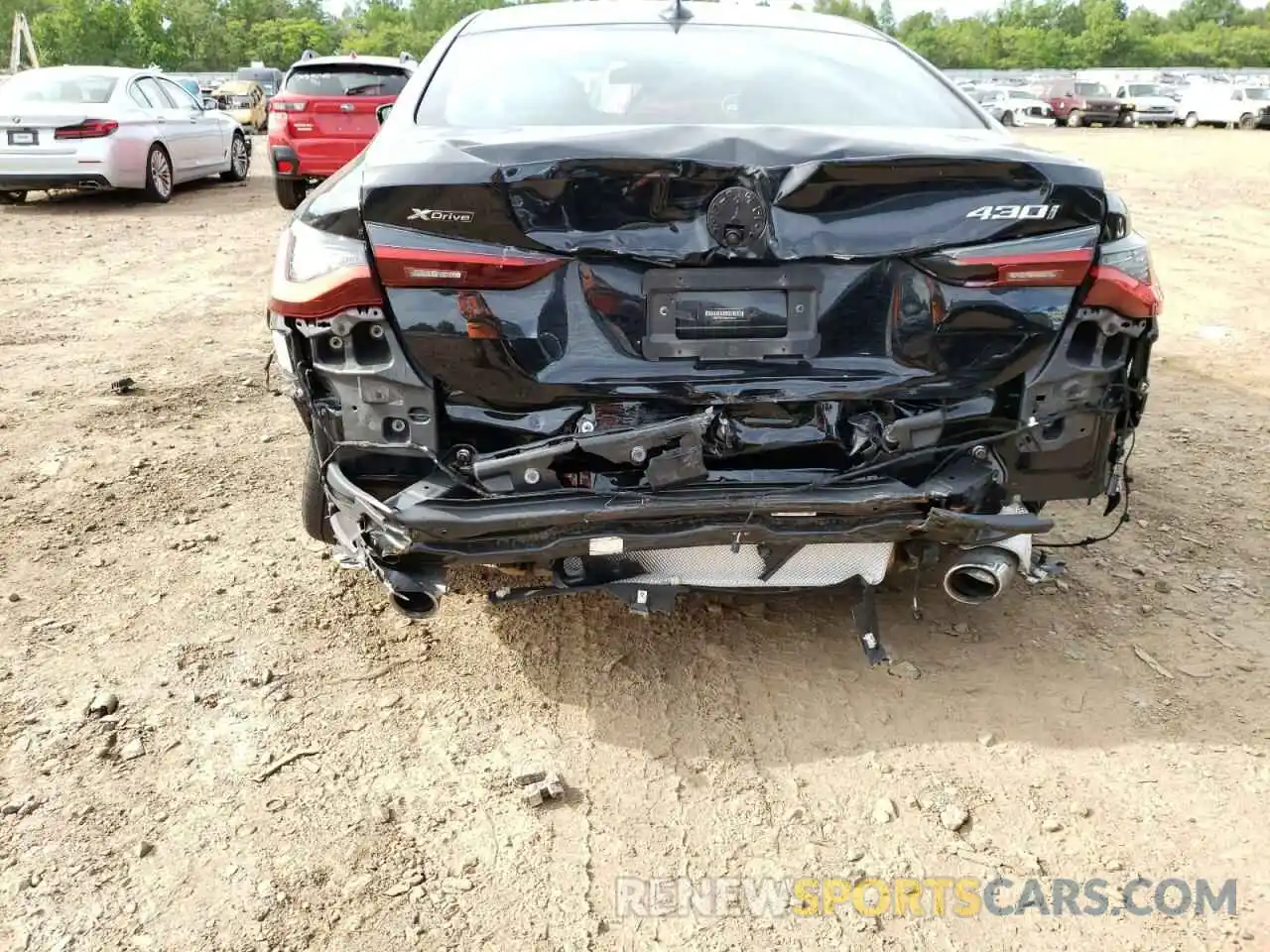 9 Photograph of a damaged car WBA73AP00NCH68634 BMW 4 SERIES 2022