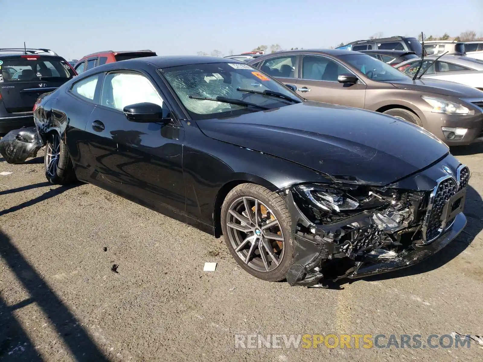 1 Photograph of a damaged car WBA73AP01NCH68674 BMW 4 SERIES 2022