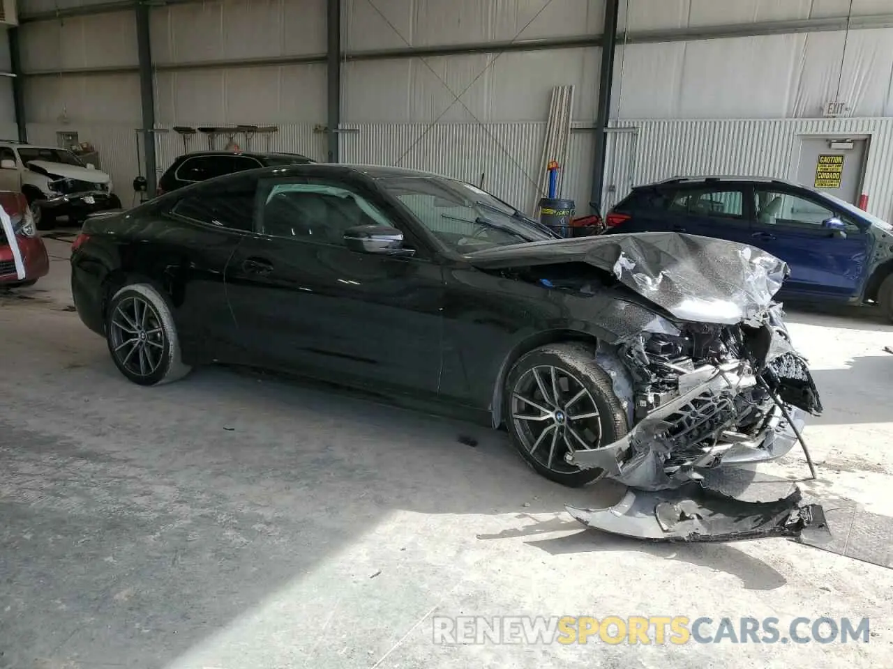 4 Photograph of a damaged car WBA73AP06NCH67486 BMW 4 SERIES 2022