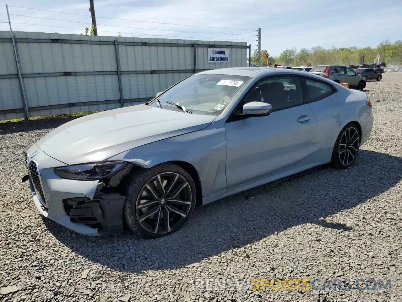 1 Photograph of a damaged car WBA73AP0XNCJ93973 BMW 4 SERIES 2022