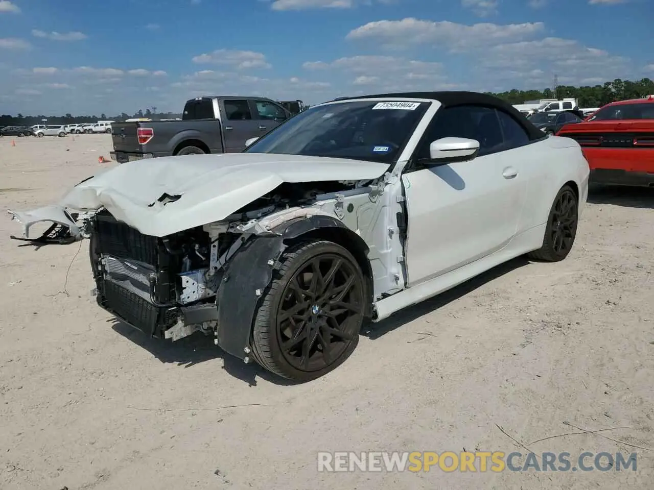 1 Photograph of a damaged car WBA23AT02PCL26020 BMW 4 SERIES 2023