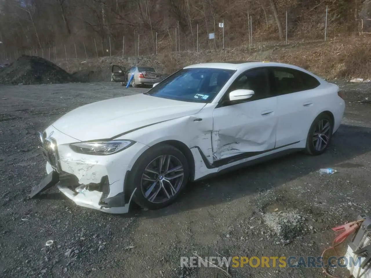 1 Photograph of a damaged car WBA73AV07PFN00410 BMW 4 SERIES 2023