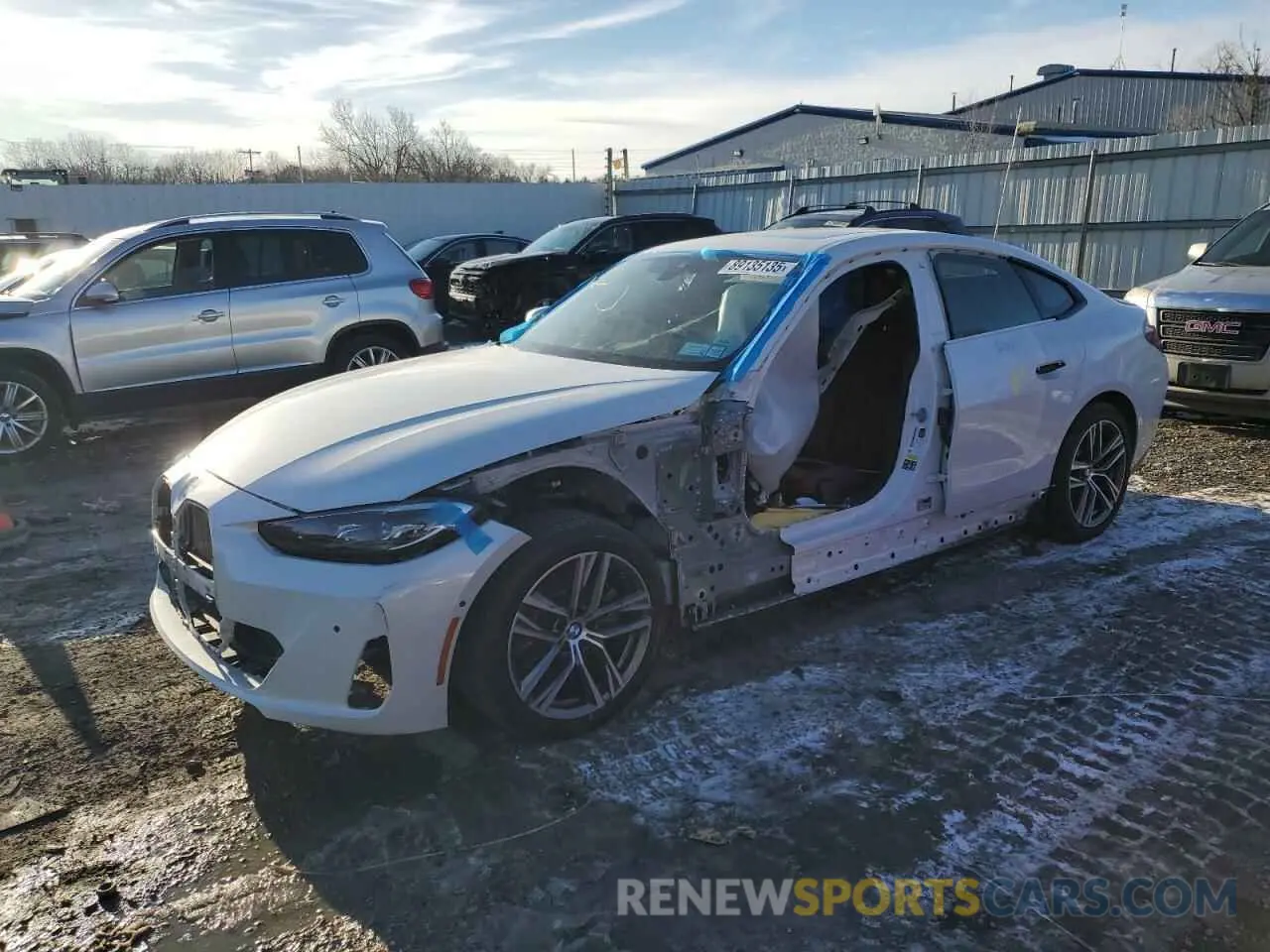 1 Photograph of a damaged car WBA73AV09PFP14511 BMW 4 SERIES 2023