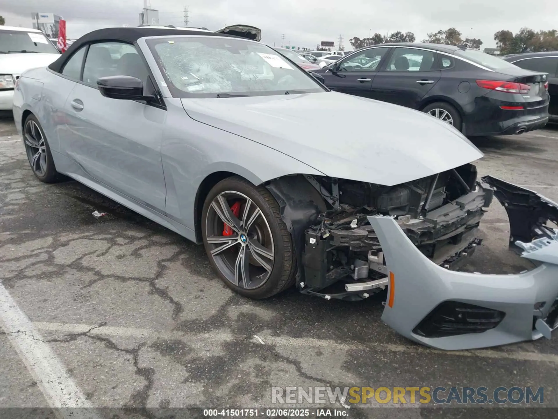 1 Photograph of a damaged car WBA23AT03RCP22962 BMW 4 SERIES 2024