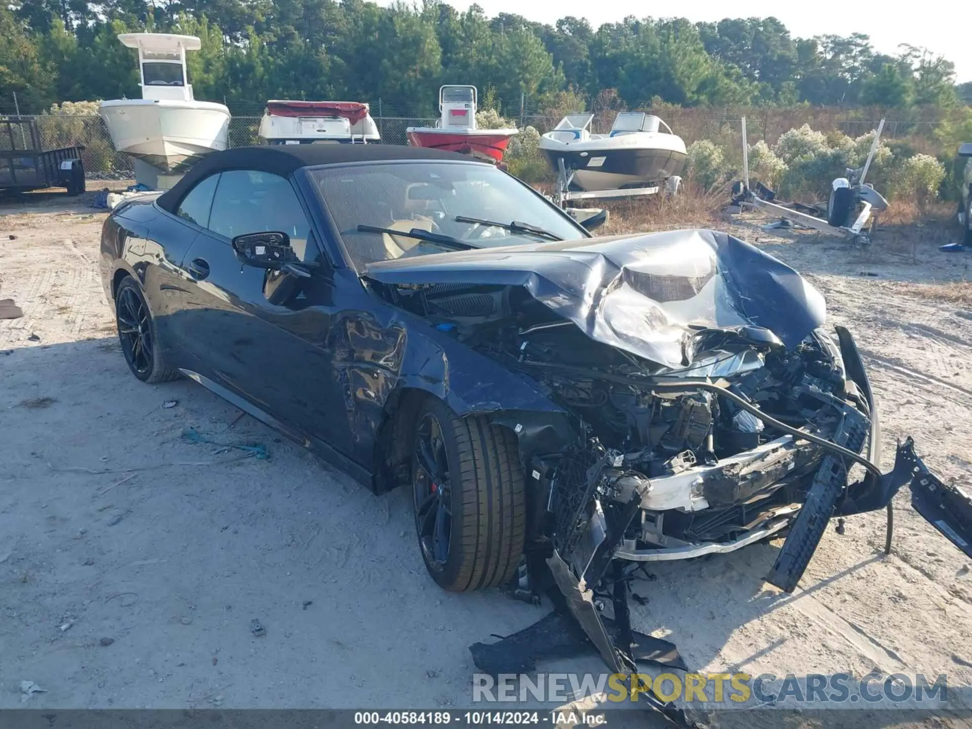 1 Photograph of a damaged car WBA43AT06RCN56719 BMW 4 SERIES 2024
