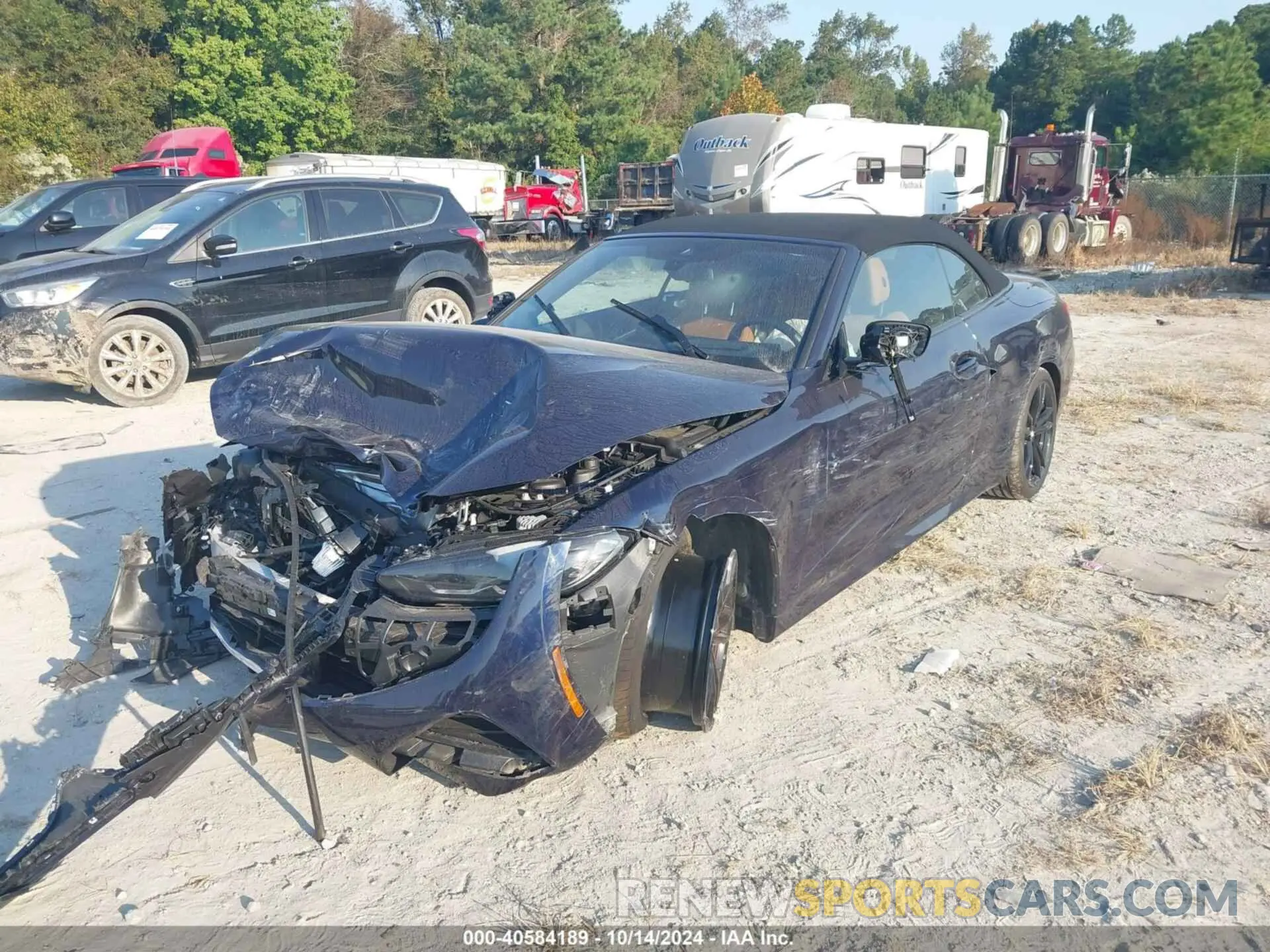 2 Photograph of a damaged car WBA43AT06RCN56719 BMW 4 SERIES 2024