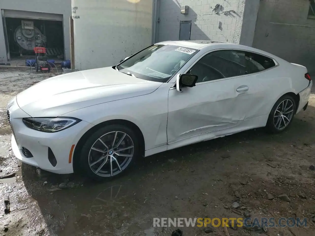 1 Photograph of a damaged car WBA53AP00RCR73980 BMW 4 SERIES 2024