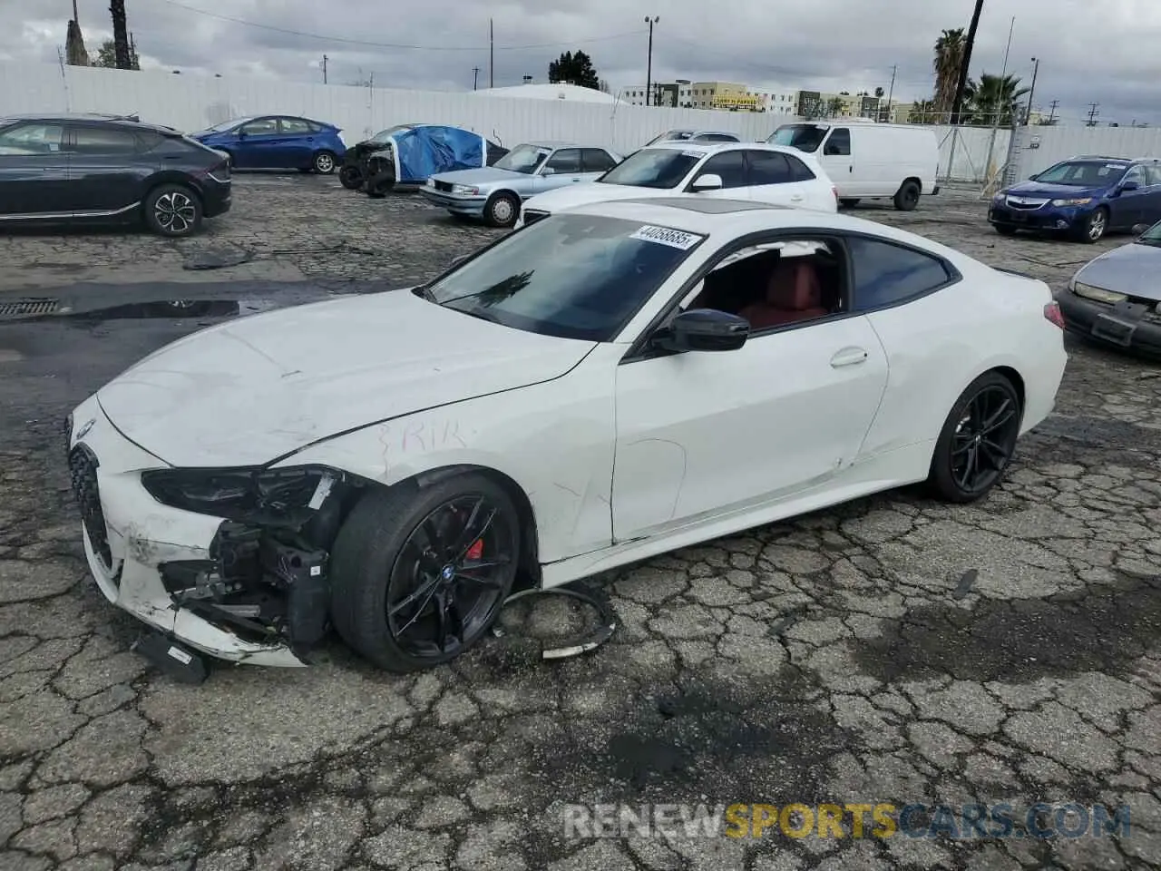 1 Photograph of a damaged car WBA53AP02RCP19333 BMW 4 SERIES 2024