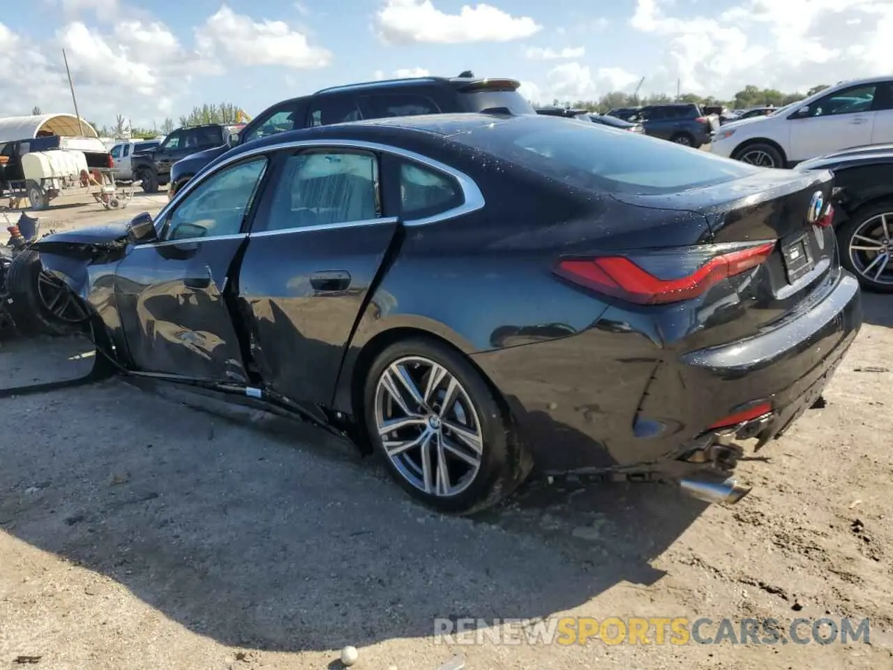 2 Photograph of a damaged car WBA63AV00RFS90506 BMW 4 SERIES 2024