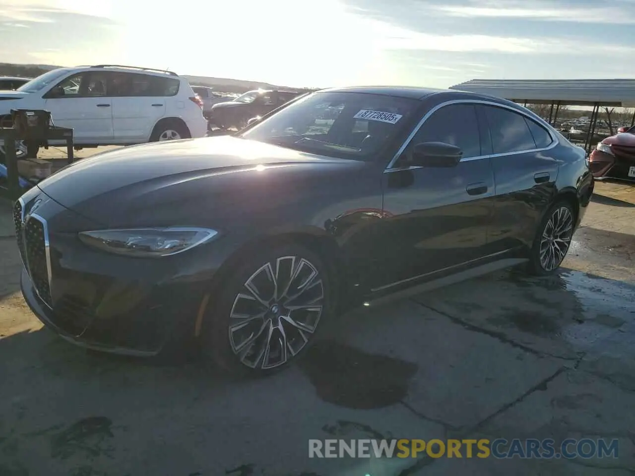 1 Photograph of a damaged car WBA63AV01RFP84678 BMW 4 SERIES 2024