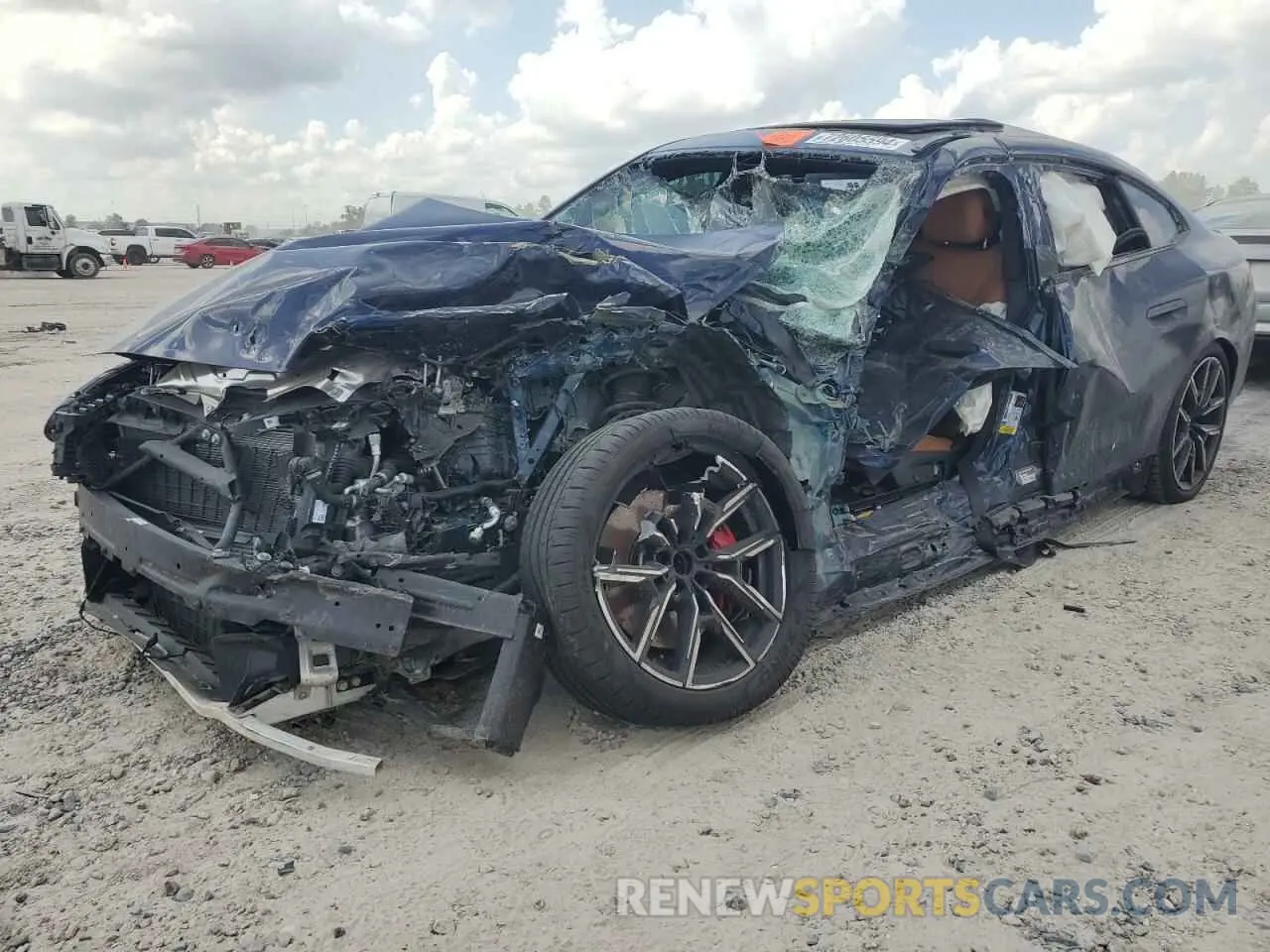 1 Photograph of a damaged car WBA63AV09RFR26145 BMW 4 SERIES 2024