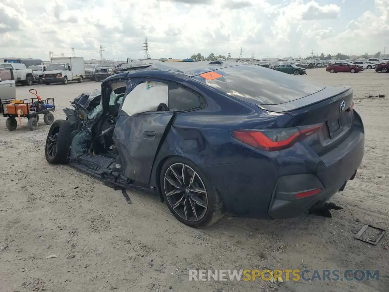 2 Photograph of a damaged car WBA63AV09RFR26145 BMW 4 SERIES 2024