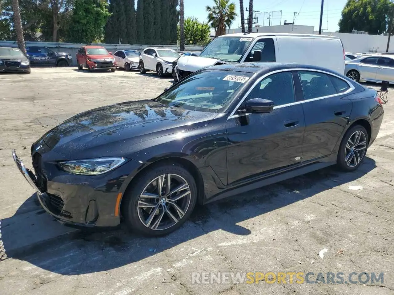 1 Photograph of a damaged car WBA63AV09RFT28816 BMW 4 SERIES 2024